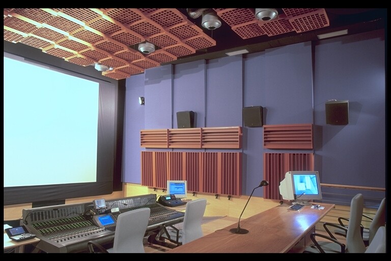 Post production of audio syncronized with picture for full length films at Studios EXA in Madrid.  EXA uses AMS Neve consoles exclusively for its audi