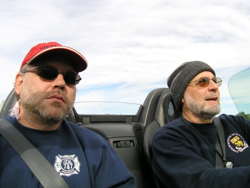 Jim & Antonio, on the road.
